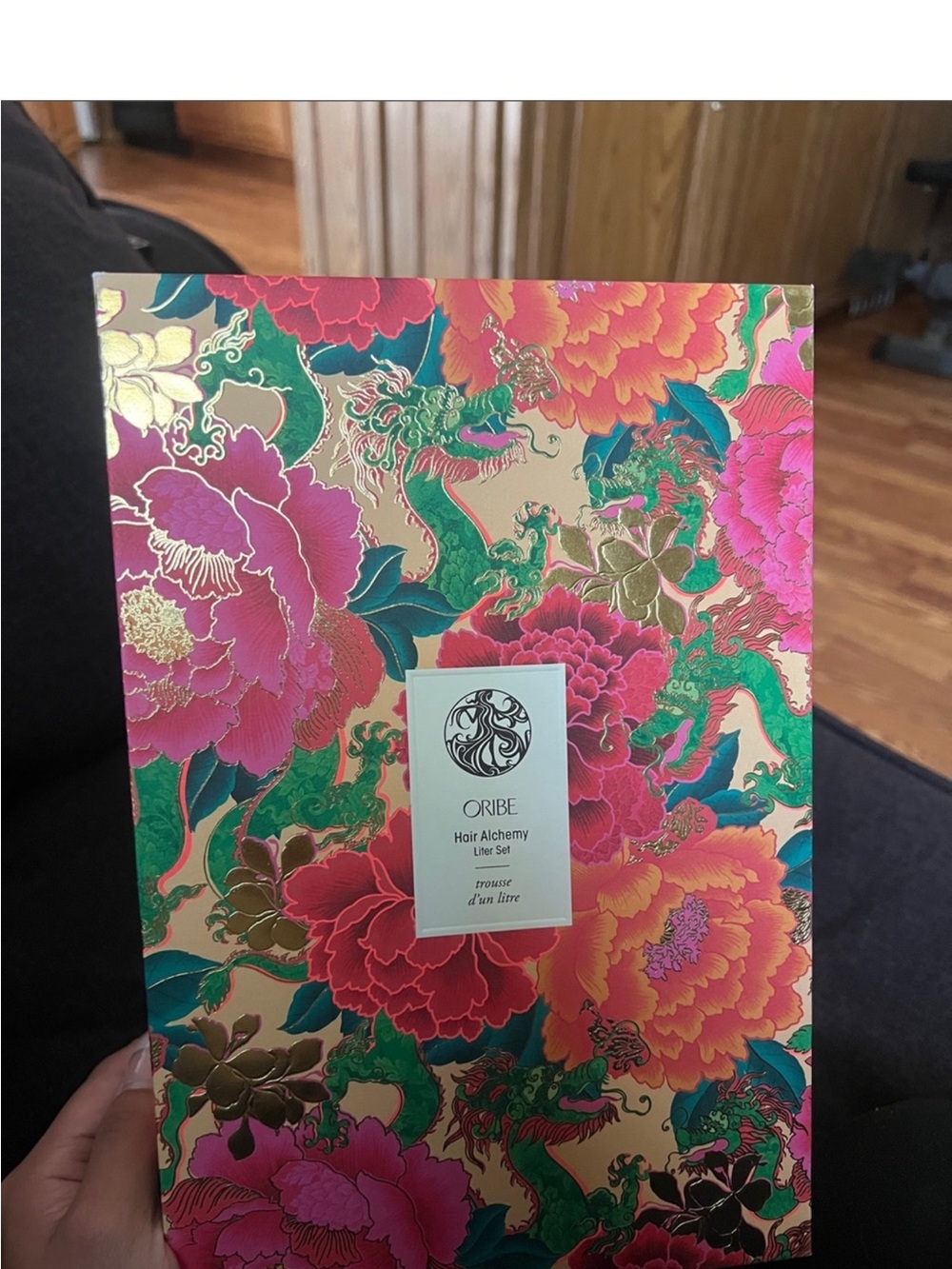 Oribe Decorative Floral Gift Set - Pink, Green & Gold